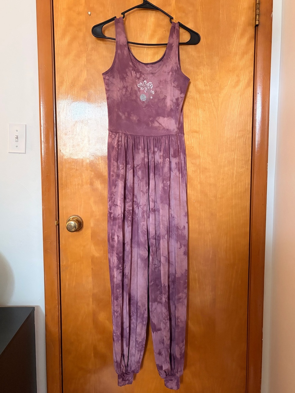 Purusha People - Mauve Tie-Dye Jumpsuit with Scoop Neck